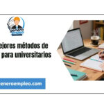 Los mejores métodos de estudio para universitarios