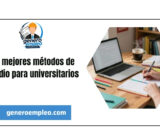 Los mejores métodos de estudio para universitarios