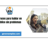 3 trucos para hablar en público sin problemas