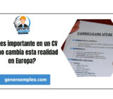 ¿Qué es importante en un CV y ​​cómo cambia esta realidad en Europa?