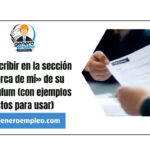 Qué escribir en la sección «Acerca de mí» de su currículum (con ejemplos listos para usar)