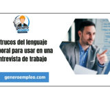 6 trucos del lenguaje corporal para usar en una entrevista de trabajo